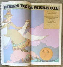 DE KAY "RIMES DE LA MERE OIE" 1971 1ST HC VG+ MOTHER GOOSE IN FRENCH! GREAT PIX!