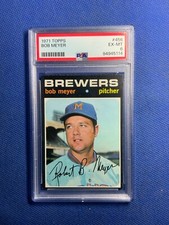 1971 Topps Baseball Bob Meyer #456 Graded PSA 6
