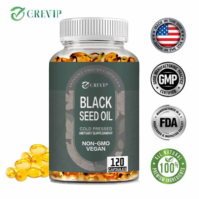 Schwarzkümmelöl 1000mg - Premium kaltgepresst, Nigella Sativa, gentechnikfrei