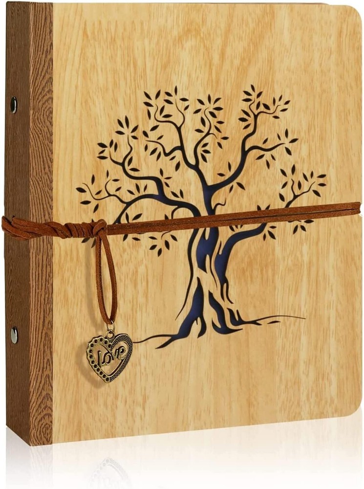 SEEHAN 4x6 Photo Album 200 Photos Tree-4x6 Photos, Yellow-4x6