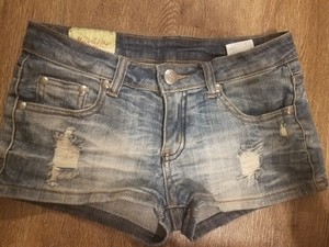 machine jean shorts