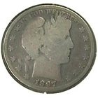 elf Barber Half Dollar 1897