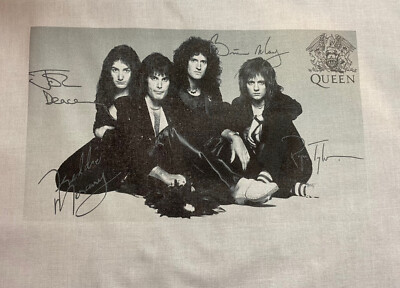 1 Queen Band Quilt Block  '' Sewing Square Sing Group Music Rock Freddie Mercury
