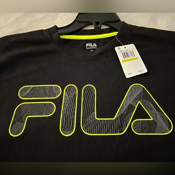 ?T SHIRT UOMO FILA S S GIROCOLLO STILE CREW NECK F969096 COLORE NERO NUOVA CON ETICHETTE $24 00 SCEGLI TAGLIA