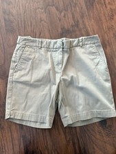 Talbots Women  s Green Khaki Relaxed Chino Stretch Cotton Blend Petite Sz 4