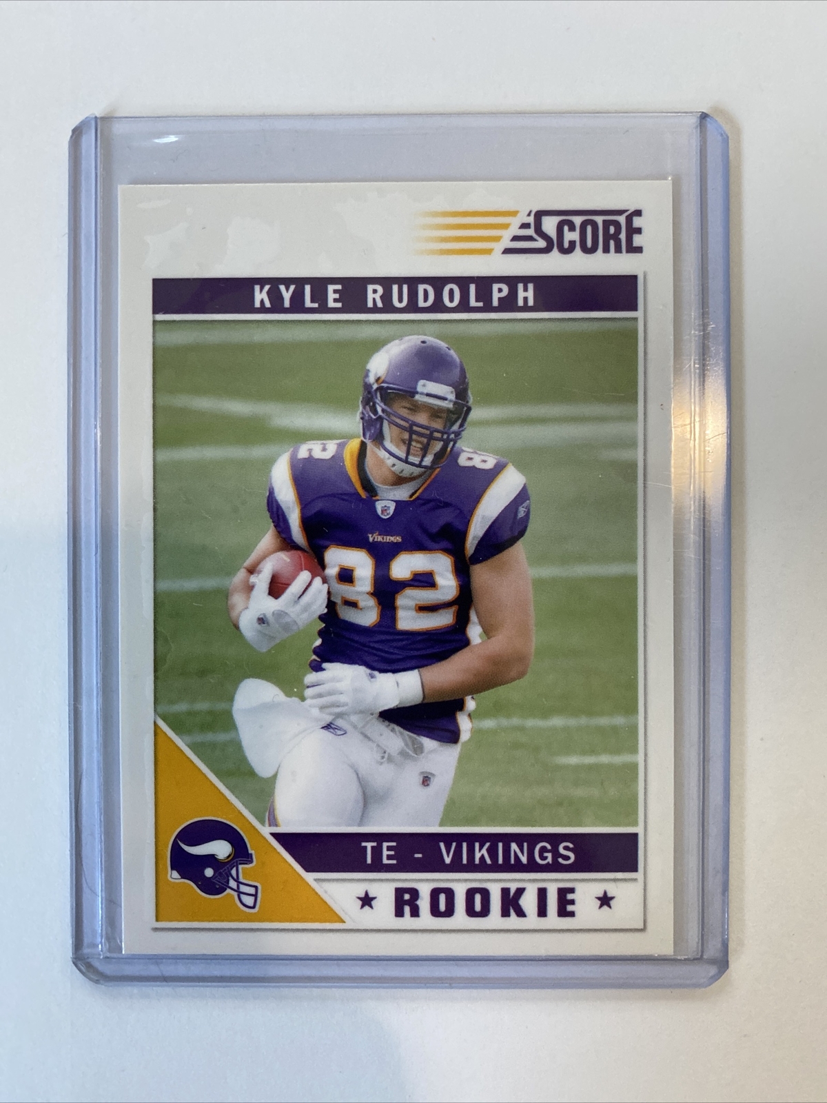 Kyle Rudolph Rookie Card 2011 Score Kyle Rudolph Rookie Card RC 356 Vikings | eBay