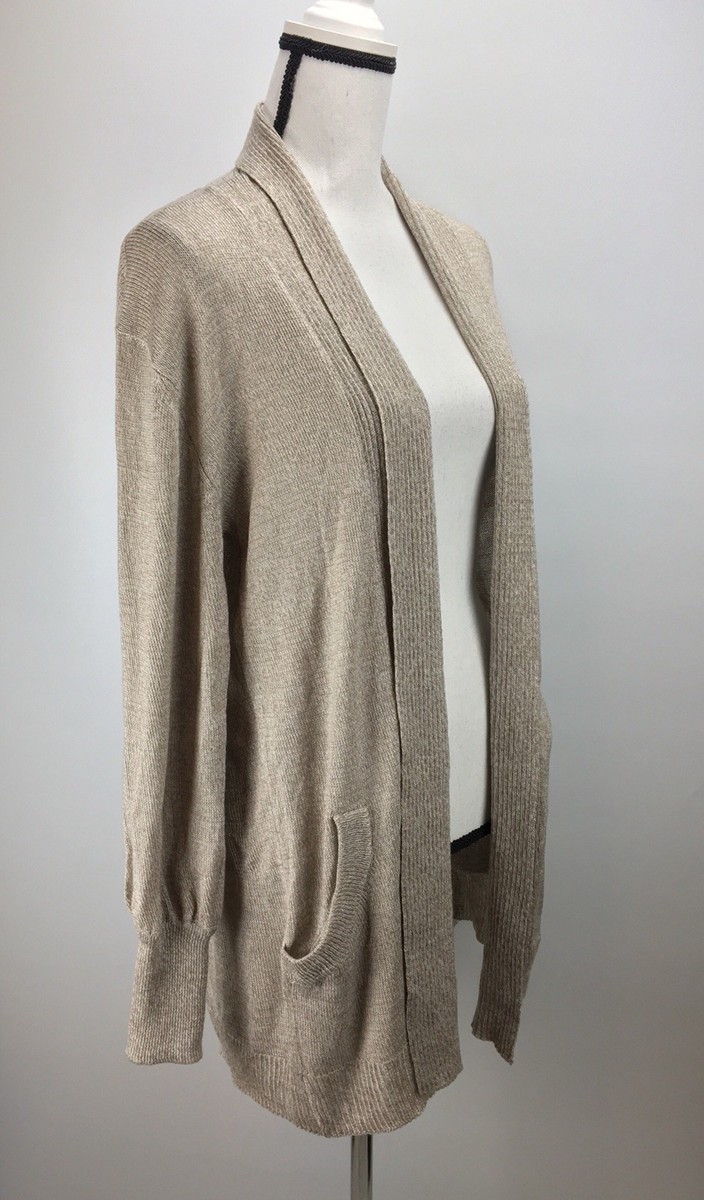 Abound Blouson Cardigan Sweater Junior Sz M Shawl Collar