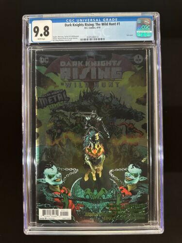 Dark Knights Rising: The Wild Hunt #1 CGC 9.8 (2018) - Foil - Doug Mahnke cover - Picture 1 of 2