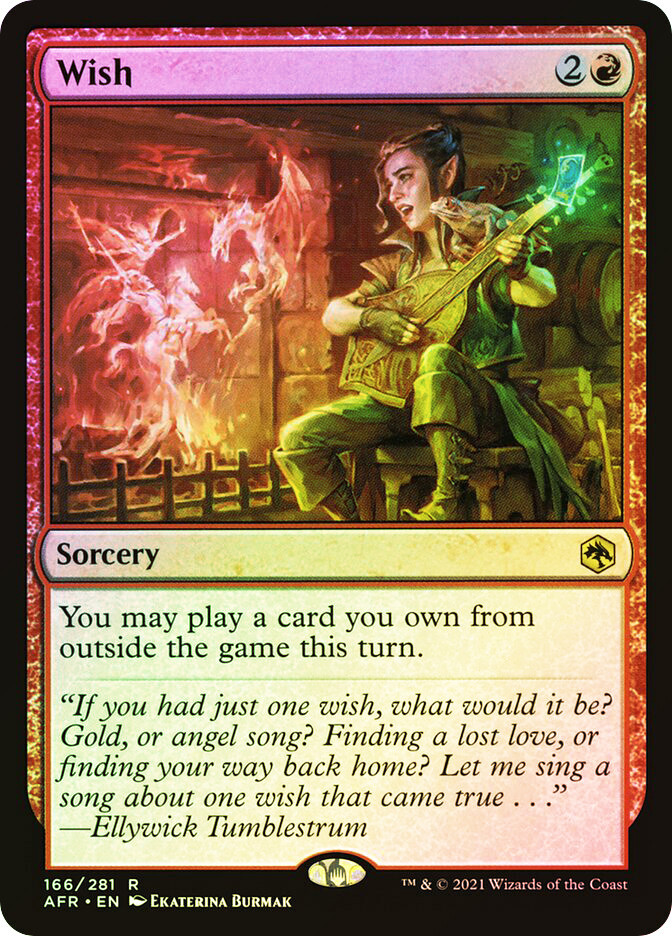 MTG FOIL Wish - Adventures in the Forgotten Realms #166 | eBay