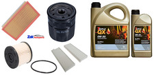 For Citroen C5 Aircross 2.0 BlueHDi Oil Air Fuel Cabin Filter & Oil SERVICE KIT