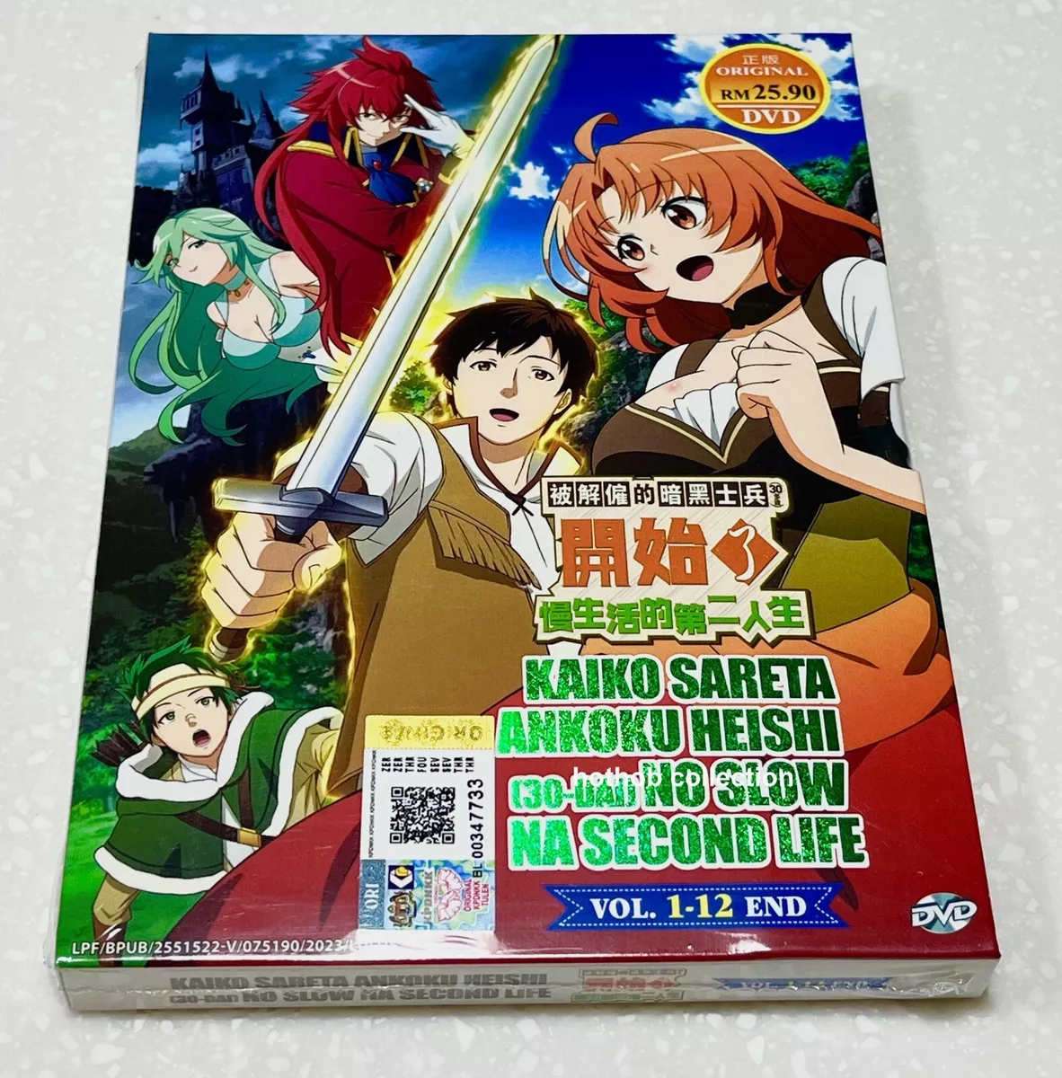 DVD Anime Kaiko Sareta Ankoku Heishi (30-Dai) No Slow(1-12 End) English  Subtitle