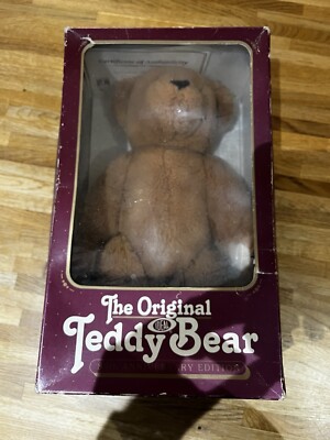 The Original Teddy Bear Ideal 85th Anniversary Edition 1987 Jointed Limbs 14'' 