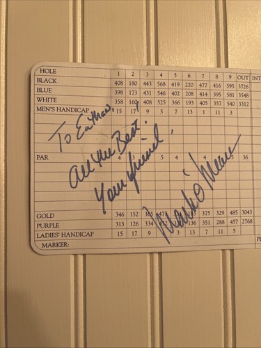 Mark O’Meara Golf Signed Official PGA Scorecard Classic Club Palm Springs - Picture 2 of 4