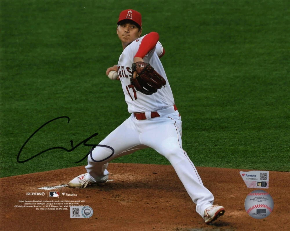 Shohei ohtani sales autographed baseball