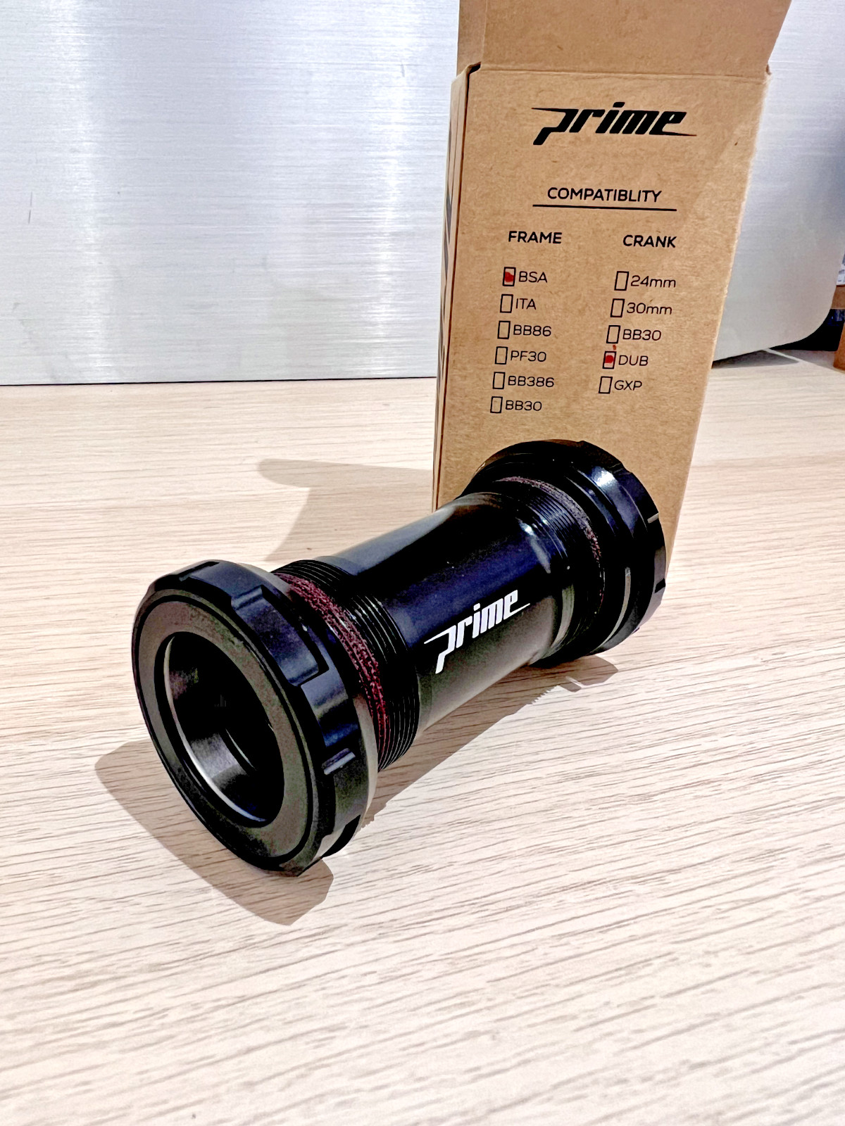 Prime BSA Threaded Bottom Bracket SRAM DUB