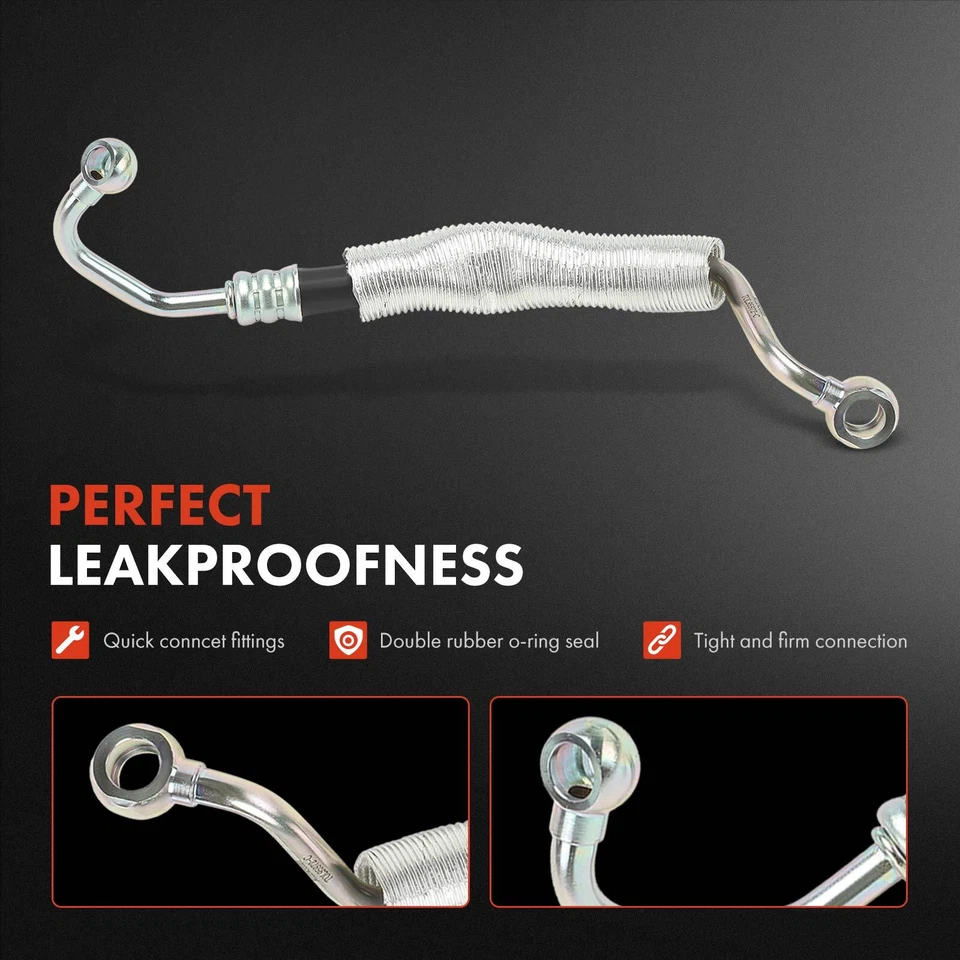 Línea de aceite de turbocompresor Tee To Turbocompresor (baja presión) para BMW 335d 2009-2011 Foto 3 de 4