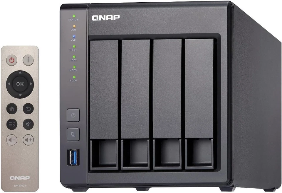 QNAP TS-451+ 8GB 12TB 4-Bay Desktop NAS: 8GB RAM, 4 x 3TB Western Digital HHD - Image 3 of 4