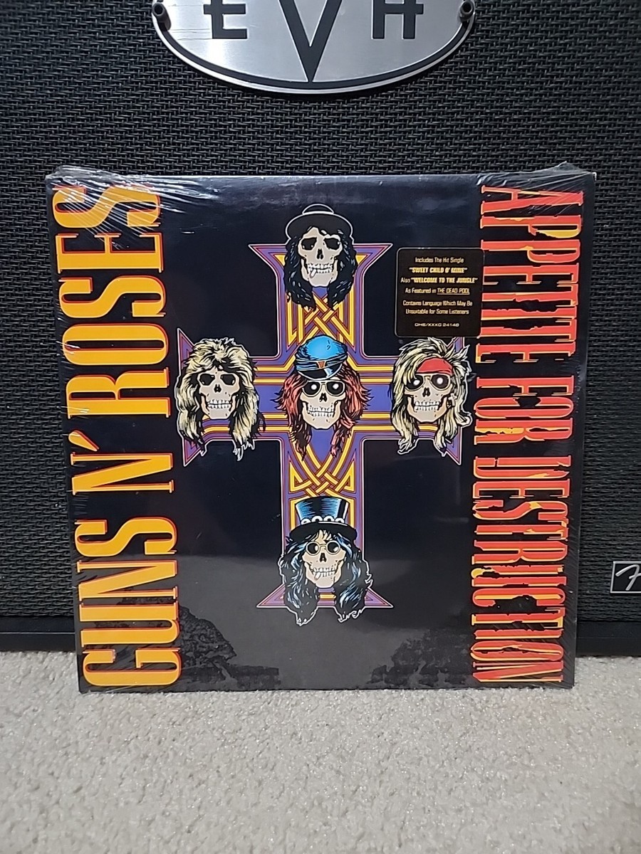 ガンズ・アンド・ローゼズ 「アペタイト・フォー・ディストラクション」レコード Guns N' Roses = ガンズ・アンド・ローゼズ – Appetite For