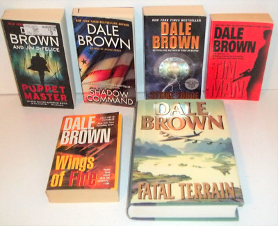 6 books by Dale Brown Strike Force Puppet Master Shadow Command Tin Man