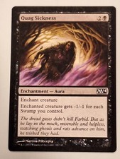 Quag Sickness - Magic 2014 Core Set M14 - Magic the Gathering MTG Nice!