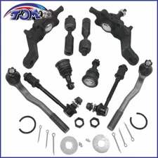 10Pcs Suspension Steering Kit Ball Joint Tie Rod Sway Bar 1996-02 Toyota 4Runner