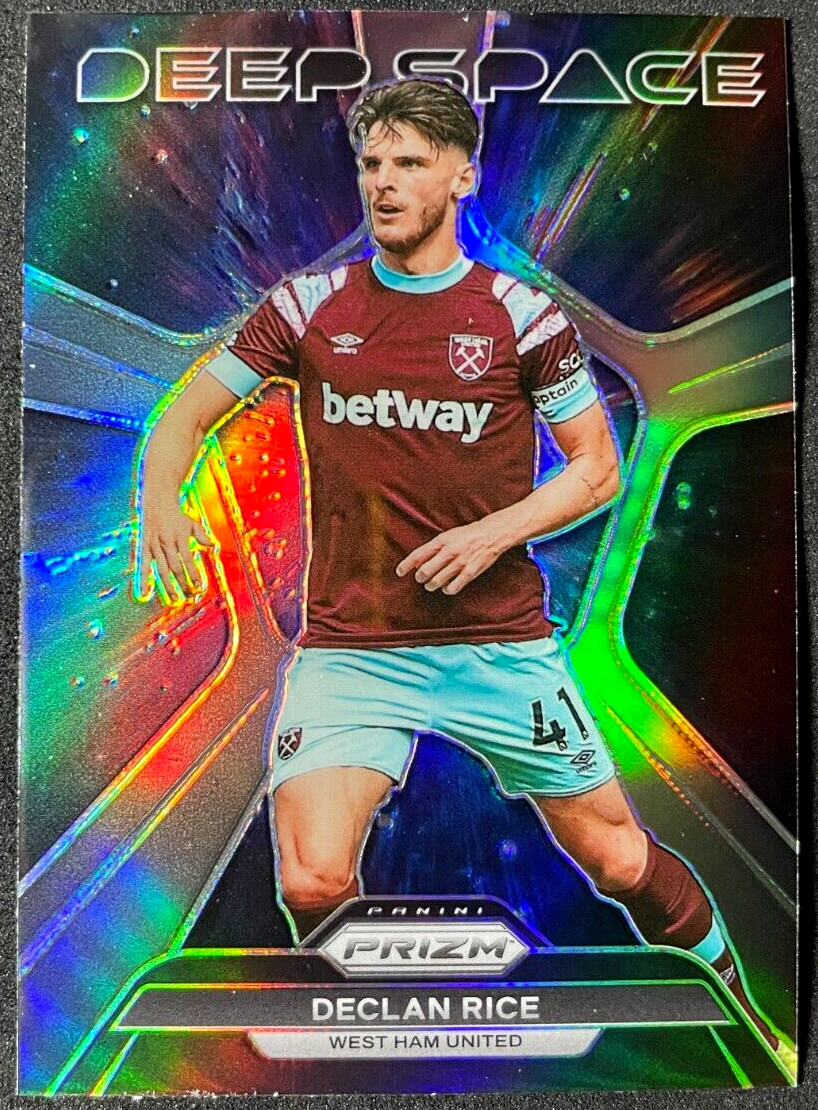 2022-23 Panini Prizm Premier League EPL Declan Rice Deep Space Case Hit #4