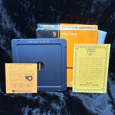 NOS TOYO VIEW LENS BOARD 1001 15.5 Square - 2.5m Opening MINT w/Japanese Inserts