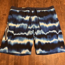 ZeroXposur Men's Swim Trunk XL Navy Blue Quick Dry UPF 50 Beach Pool Resort