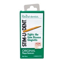 Natural Dentist Stim U Dent Original Mint 4 Packs of 25 100 Count Pack 1
