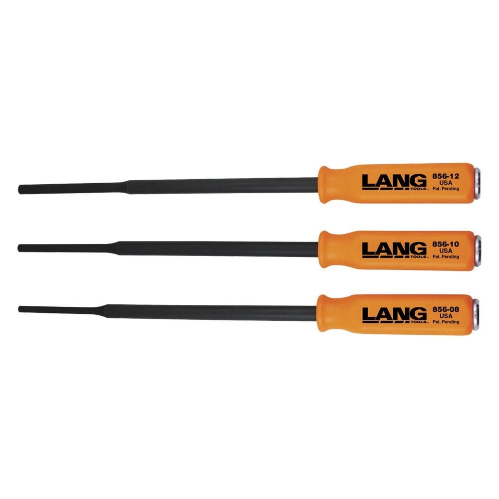 Lang Tools 3-piece 1/4" to 3/8" Extra Long Pin Punch Set
