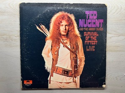 TED NUGENT + AMBOY DUKES- Survival Of The Fittest (LP) -Farm Club Discount Bin-