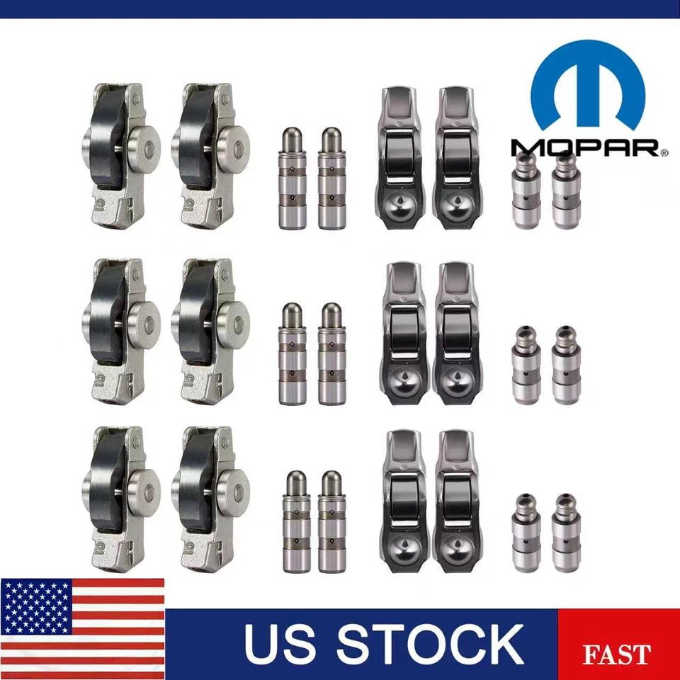 Jeep Chrysler Dodge Ram 3.6L 16-24 Intake & Exhaust Lifters Rocker Arms 6Set OEM - Image 2 of 4