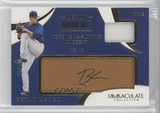 2020 Panini Immaculate Tan Leather /99 Bryan Abreu #DM-BA Rookie Auto RC 16hd