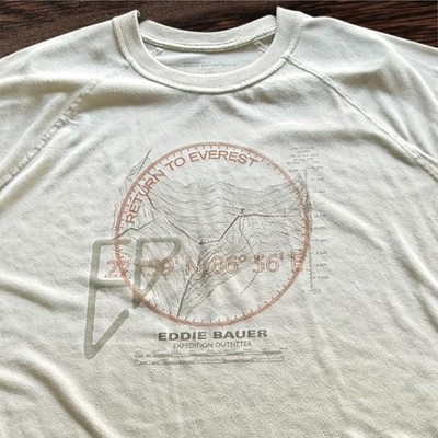 Eddie Bauer Sport Return to Mount Everest Expedition T Shirt Men's XL TALL 2010