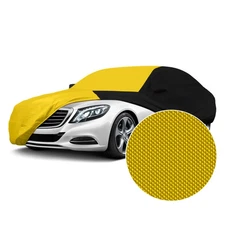 For Lexus IS350 16-20 Coverking Stormproof Yellow Custom Car Cover w Black Sides