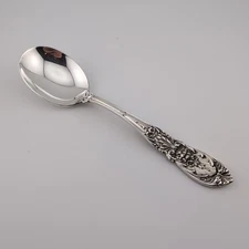 International Richelieu Sterling Silver Cream Soup Spoon- 6 1/2" - No Monogram