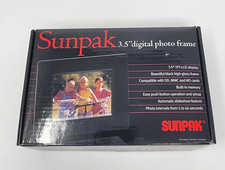 SUNPAK 3.5" Digital Photo Frame Picture Album Slideshow Black