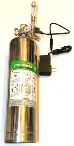 Stainless Steel 2.5 Liter Aquarium CO2 Generator sys for Thriving aquatic Plants