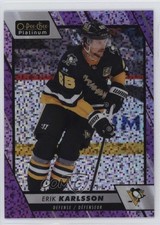 2023-24 O-Pee-Chee Platinum Violet Pixels 104/299 Erik Karlsson #170 0o45