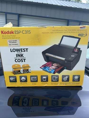 Imprimante à jet d'encre tout-en-un Kodak ESP C315 lecteur de carte mémoire sans fil LIRE