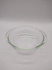 Vintage Corning Ware Pyrex Glass Clear 023-N Round 1.5 L Casserole No Lid