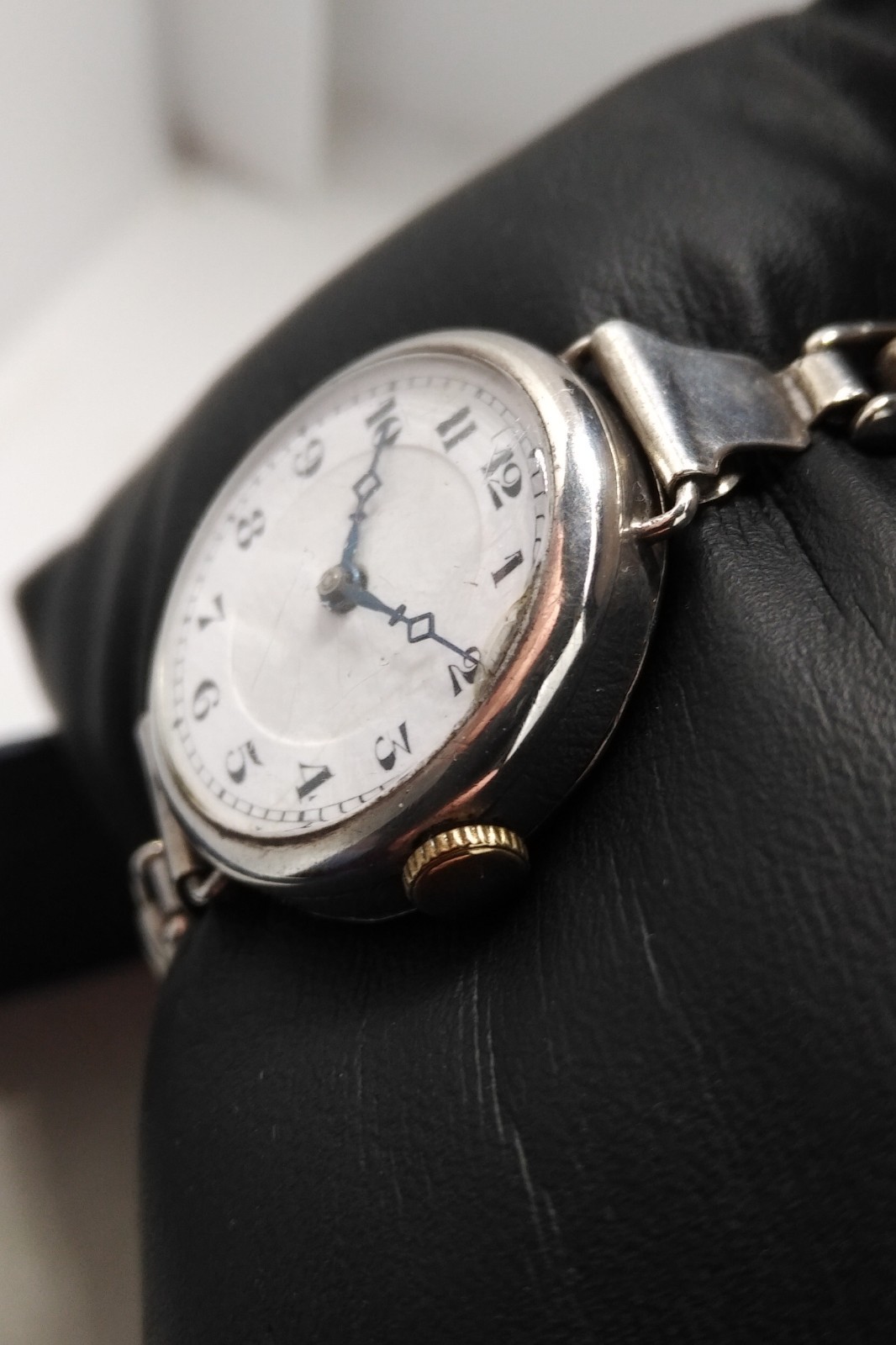 ANTIQUE SOLID SILVER WATCH BEAUTIFUL CONDITION RU… - image 9