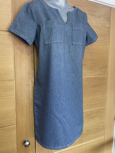 The White Company Denim Dress Size 12 Uk Excellent Condition - Picture 4 of 15
