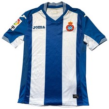 RCD Espanyol Home Shirt 2012/13 Joma Soccer Jersey Blue/White Men's Small