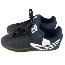 Adidas Campus 00s Core Black Suede Big Logo Skate Shoes Size 13