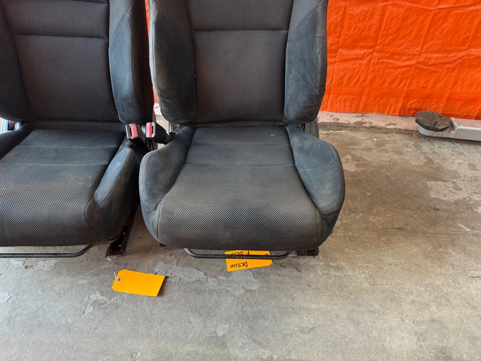 02-06 ACURA RSX - BLACK SUEDE FRONT CLOTH SEATS - LEFT AND RIGHT OEM FACOTRY OE - Image 3 of 4