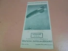 Vintage 1936 ZEPPELIN SAILING AND FARES BROCHURE - SOUTH AMERICA & UNITED STATES