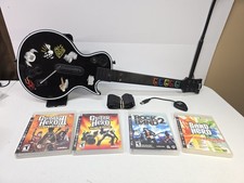 PS3 Guitar Hero Les Paul Wireless Guitar w/ D...