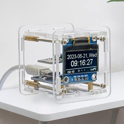 DIY Digital Clock Kit ESP8266 Smart Weather Station Für Home Cafes Apartment