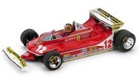 Brumm Ferrari 312 T4 G.Villeneuve 1979 N.12 Retired Monaco Gp + Pilota 1:43